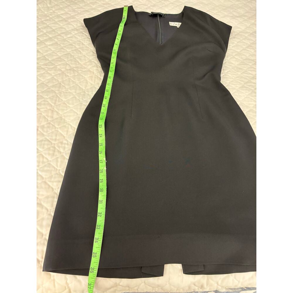 Vintage Black Dress James Purcell Silk Cocktail Event Size 8 - Picture 9 of 11